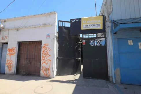 Galpón en arriendo en sector industrial de Conchalí